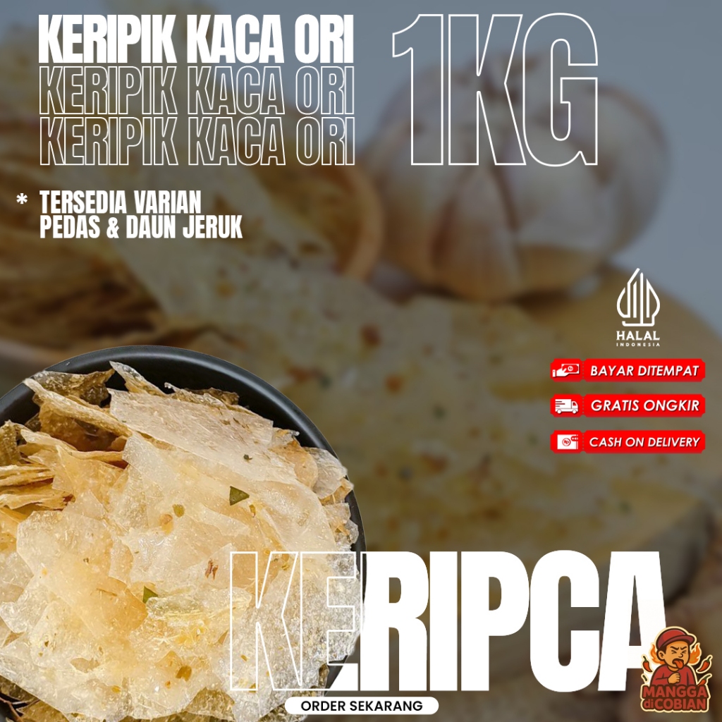 

(1kg) KRIPIK KACA VIRAL ORIGINAL MANGGAdiCOBIAN