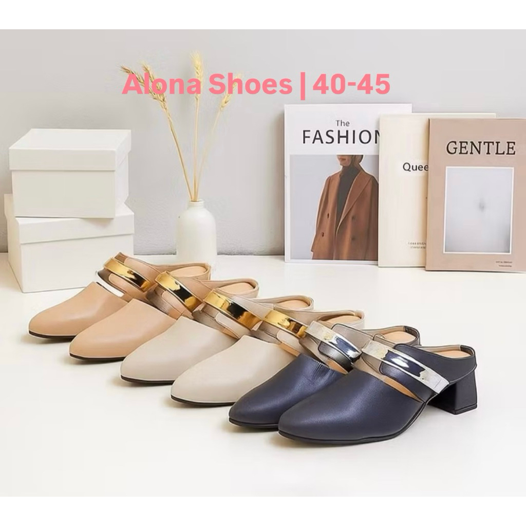 AS - 101 Estella Sendal Bustong Wanita Ukuran Besar 40-45 Hitam Bustong Jumbo