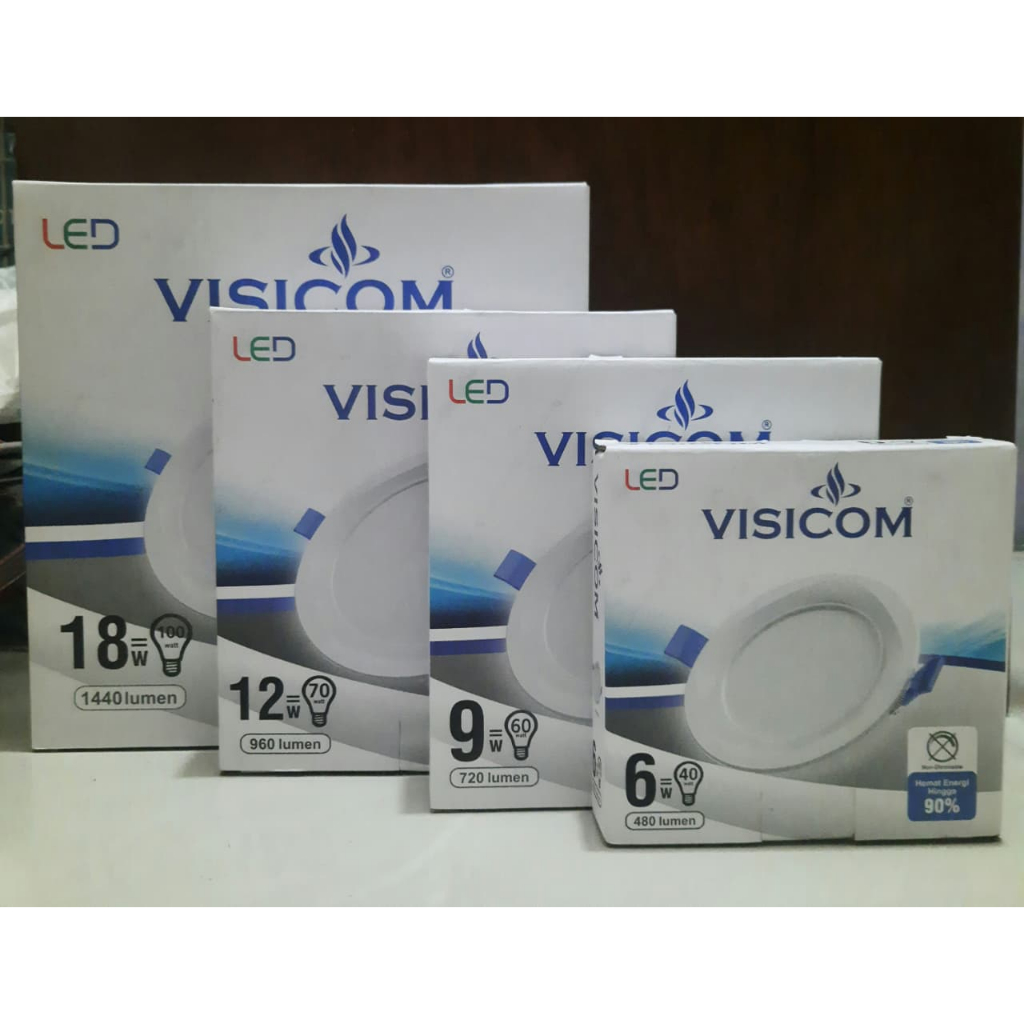 downlight led,led panel,lampu plafon visicom garansi 1 tahun