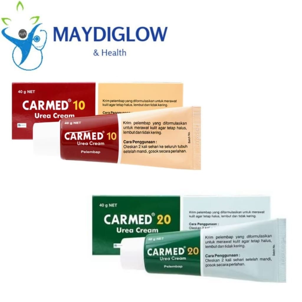 Carmed Urea 10% & 20% Cream 40 gram - Melembabkan Kulit Kering