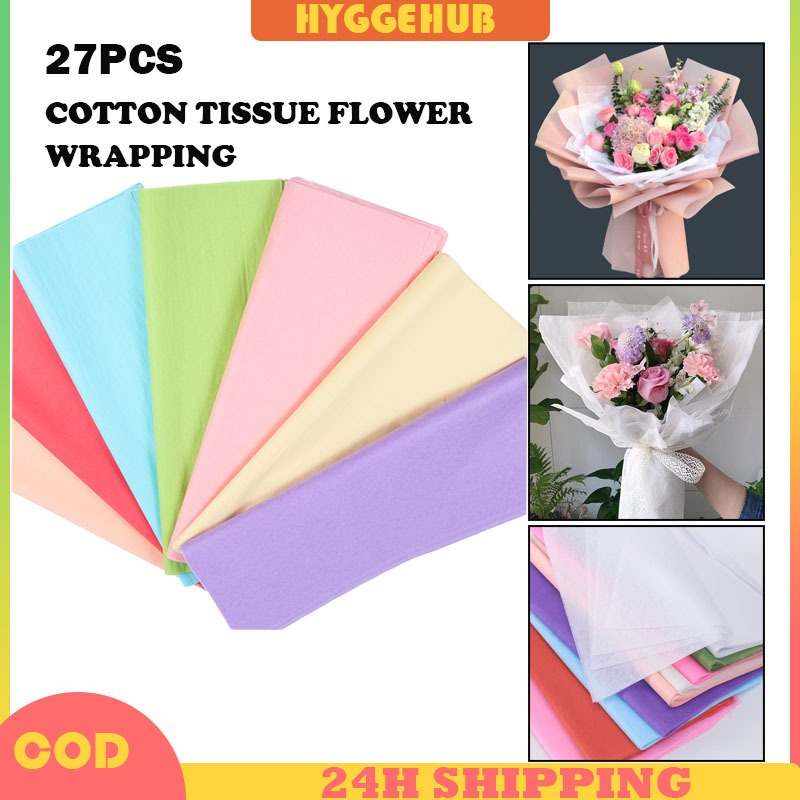

Tissue Cotton Paper Flower/Non Woven Kertas Buket Tebal Pembungkus Bung