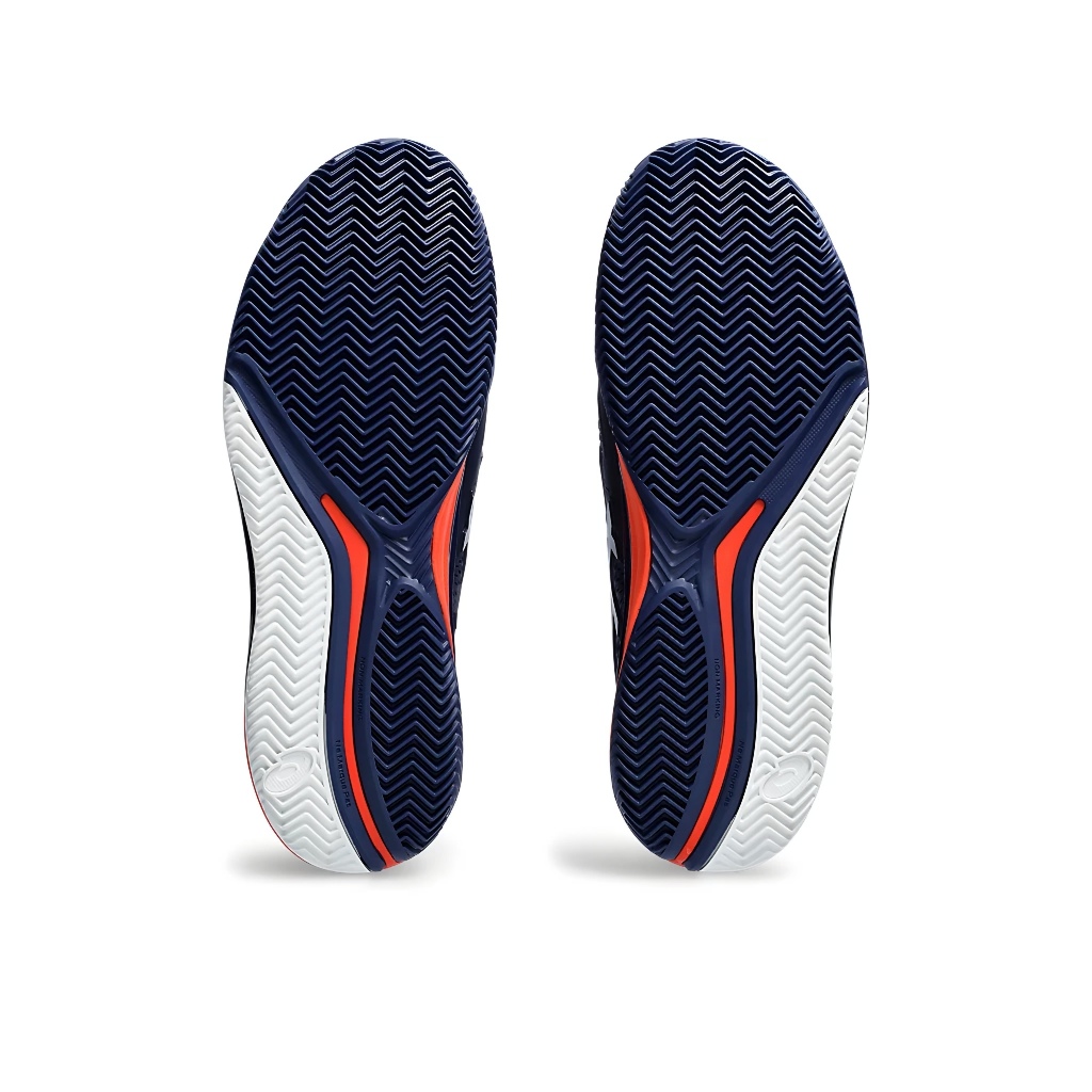 cuci gudang sepatu running tennis asics gel res0luti0n 9 clay blue expanse pure silver original