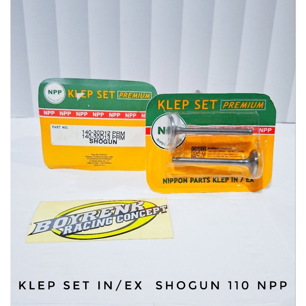 VALVE SET / PAYUNG KLEP IN EX SHOGUN 110 SHOGUN LAMA NPP - BOYRENK RACING