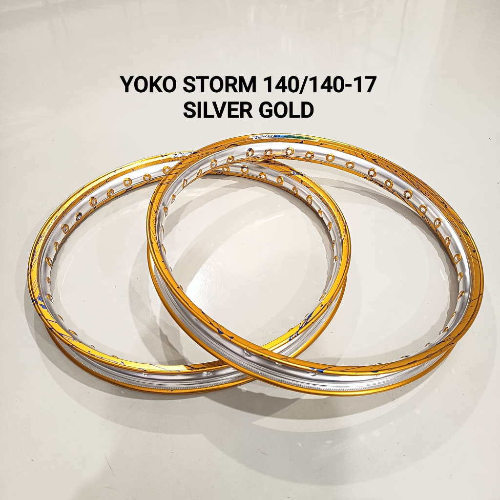 VELG YOKO 140/140-17 SILVER STAR GOLD