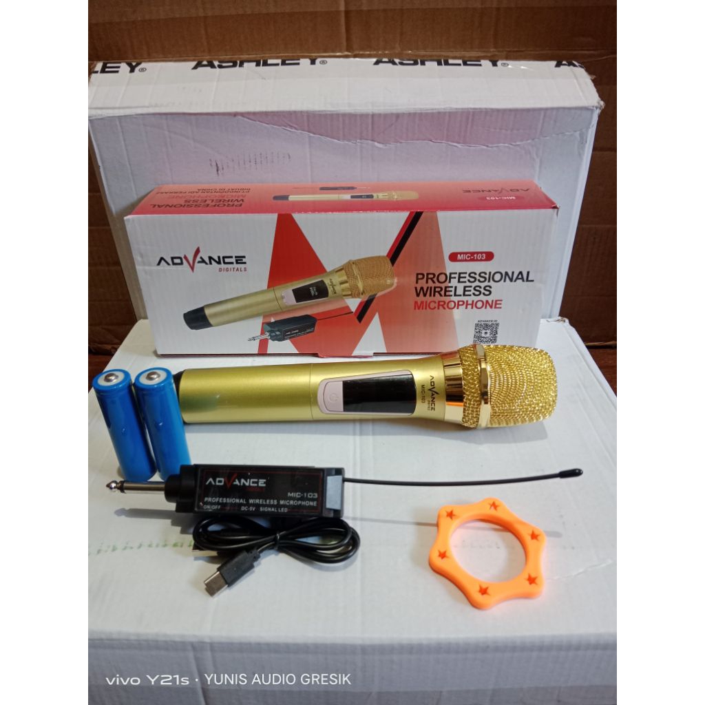 MIC WIRELESS ADVANCE TYPE-103 ORIGINAL PRODUK