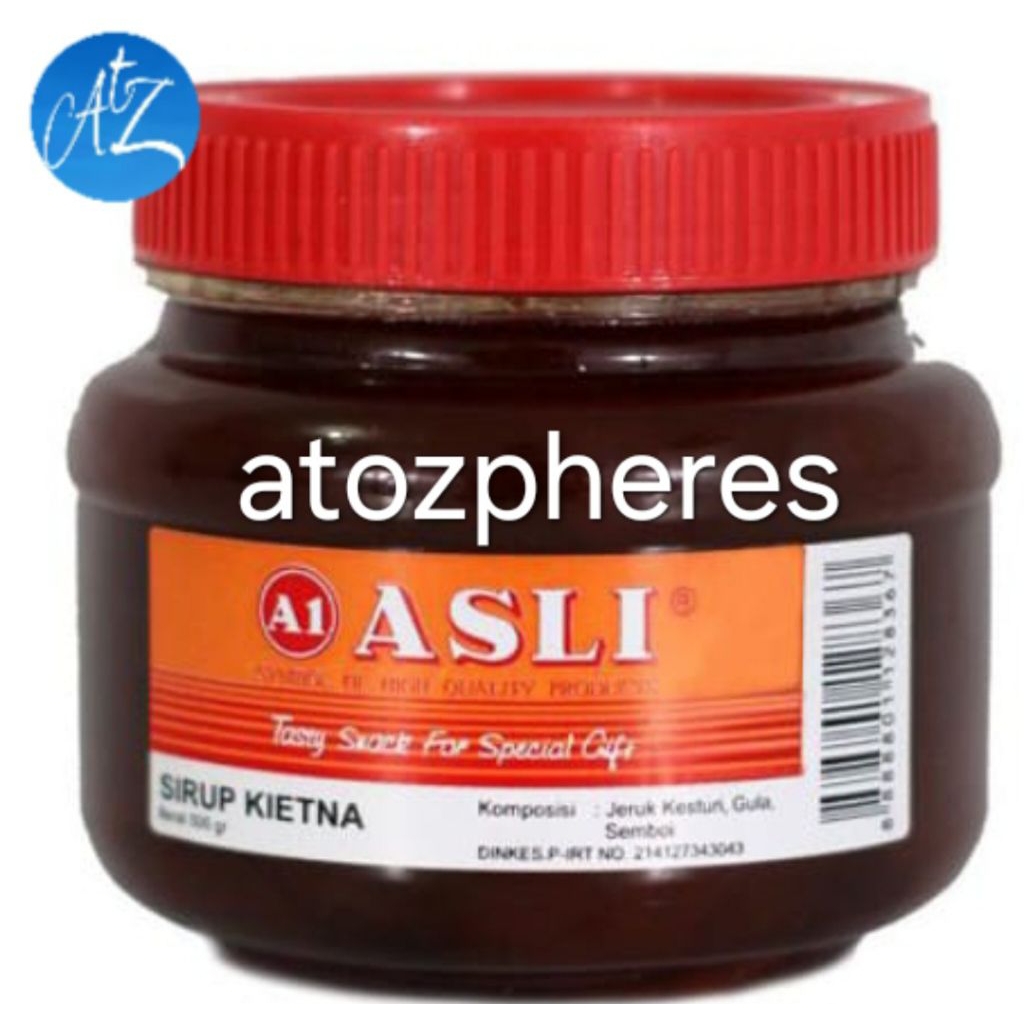 

Sirup jeruk kasturi kesturi kietna ASLI A1 oleh - oleh khas Medan 500g