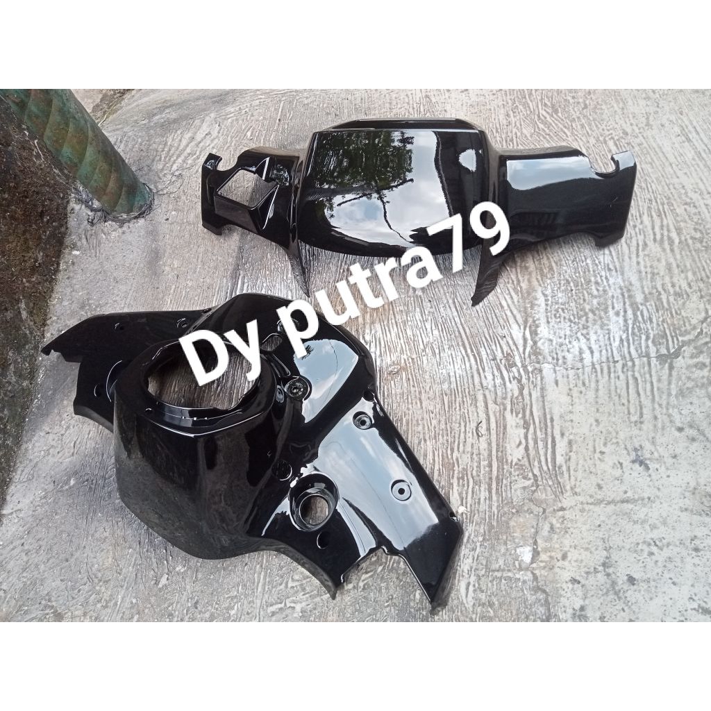 Batok atas bawah kawasaki kaze r warna hitam