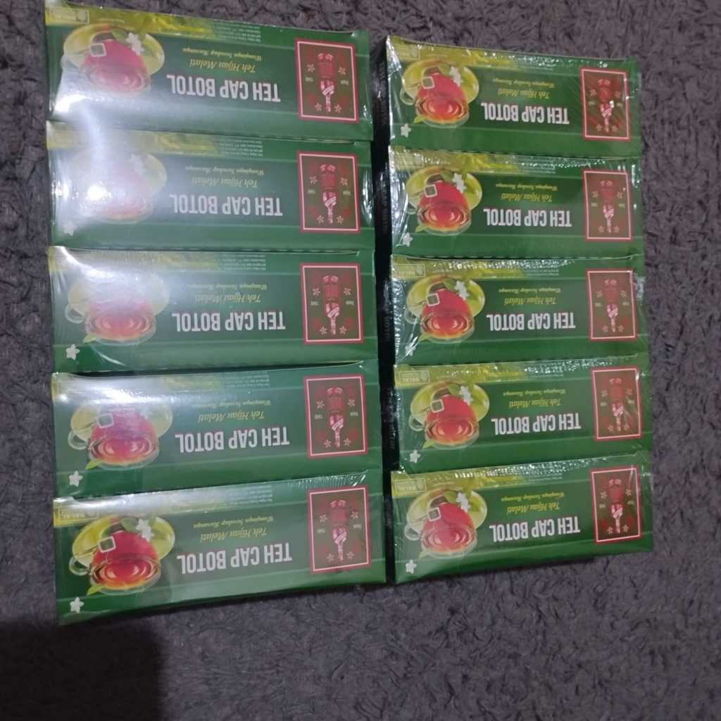 

TEH CAP BOTOL HIJAU CELUP / JASMINE TEA (5KOTAK X 25 KANTONG TEH)
