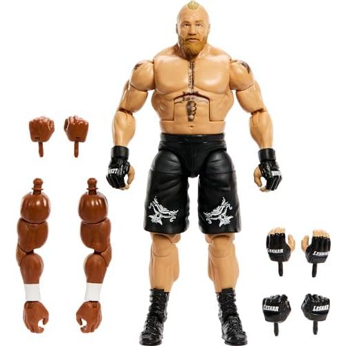 Mattel WWE Elite Collection Action Figure Royal Rumble Brock Lesnar with Accessory