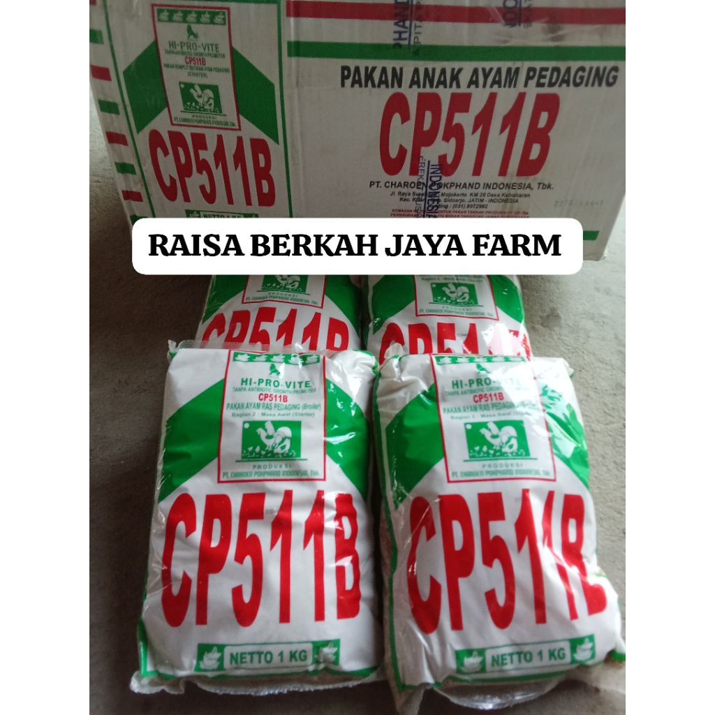 Pakan ayam HI Pro Vite CP 511B untuk penggemuk anakan ayam - voer ayam kecil - makanan ayam