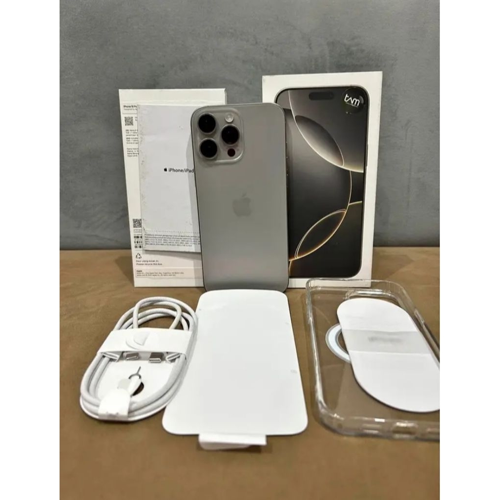 IP16 PROMAX 256GB RESMI SECOND MULUS