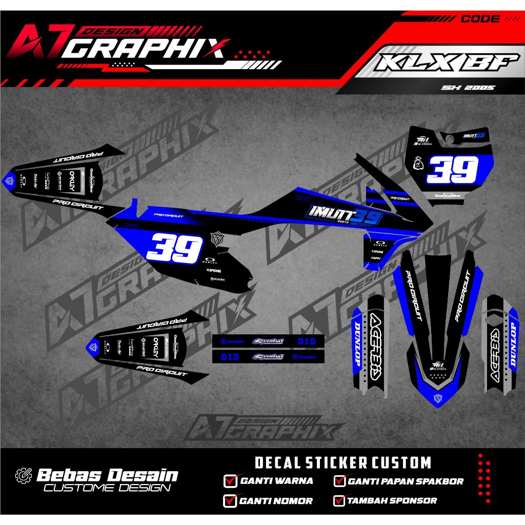 DECAL STIKER KTM 85 2020  - DECAL MOTOR KTM 85 2020 MASIH BISA DI EDIT FREE CUSTOME FULL BODY
