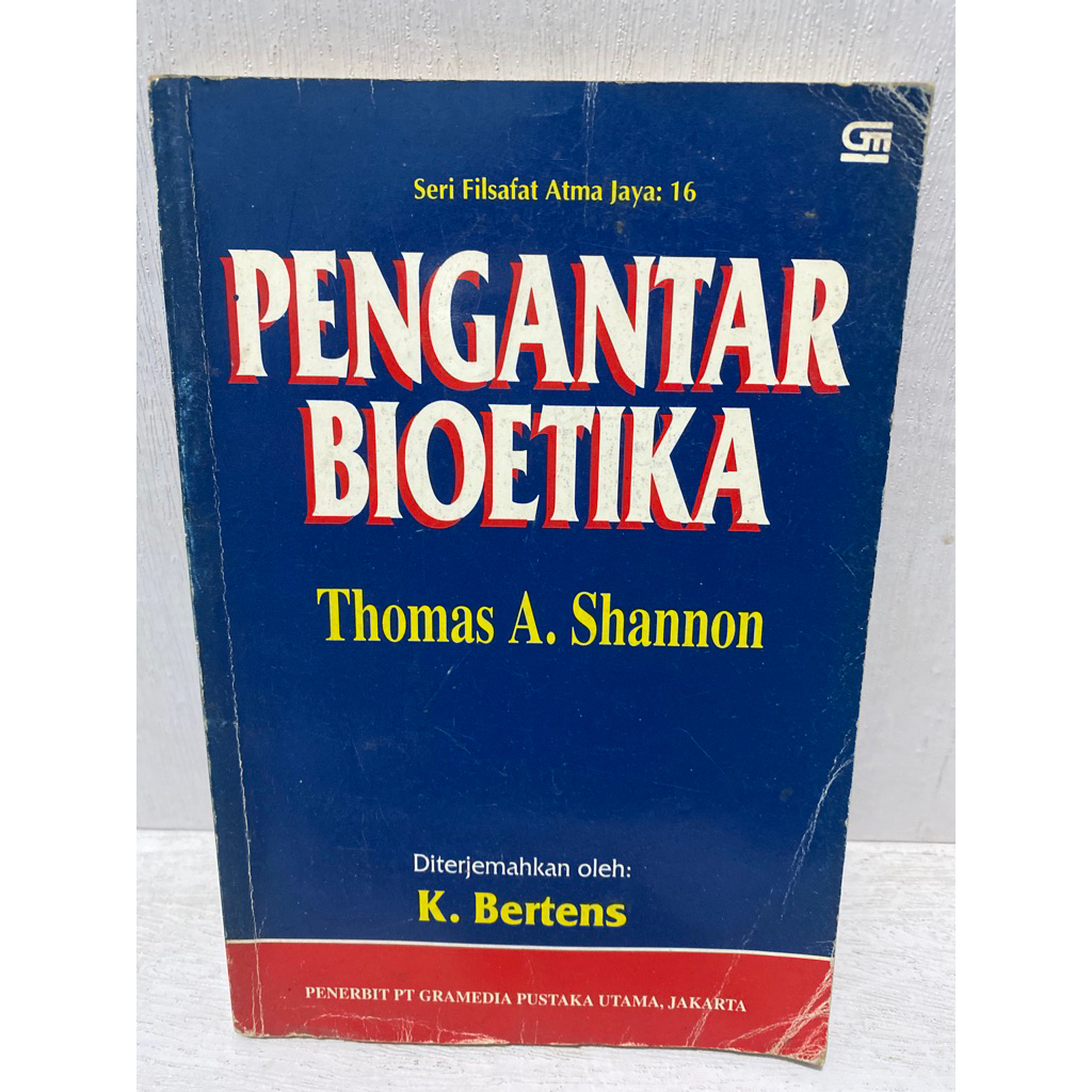 Buku Original PENGANTAR BIOETIKA - THOMAS A. SHANNON