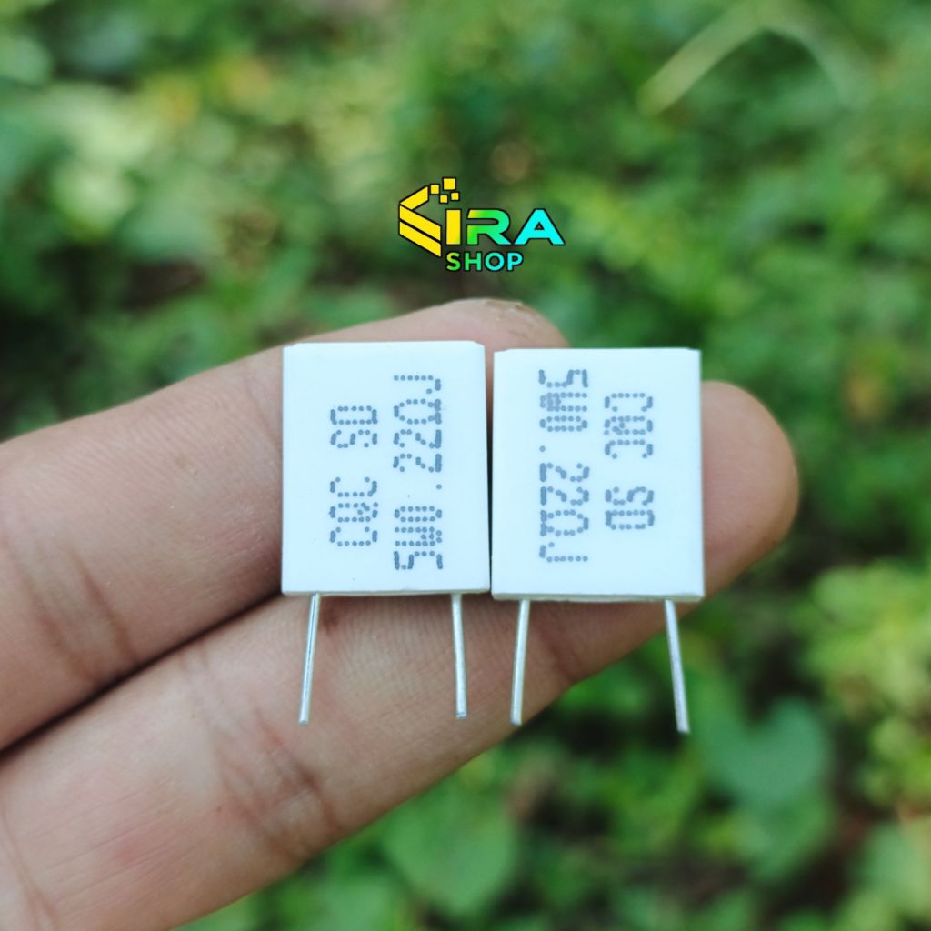 R Kapur Resistor Kapur 5Wat 0.22 Ohm Gepeng