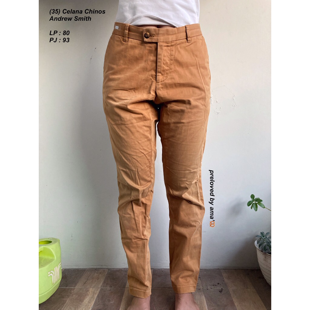 Celana Chino Hitam & Coklat Andrew Smith