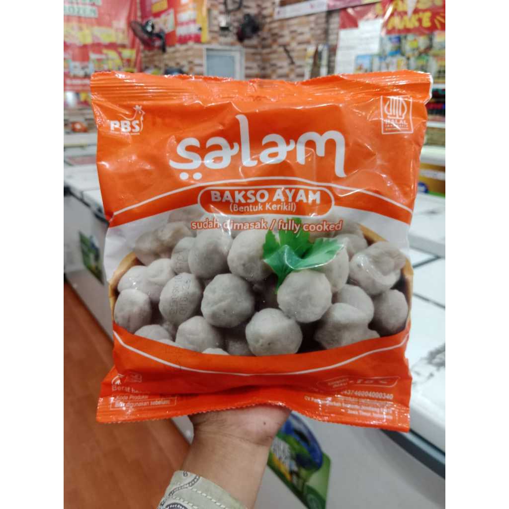 

Salam Bakso Ayam Bentuk Kerikil Isi 100pcs