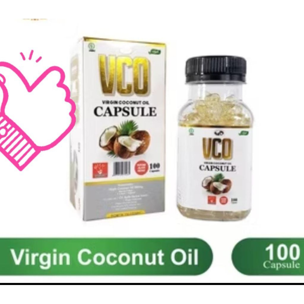 virgin coconut oil kapsul vco 100 kapsul bpom