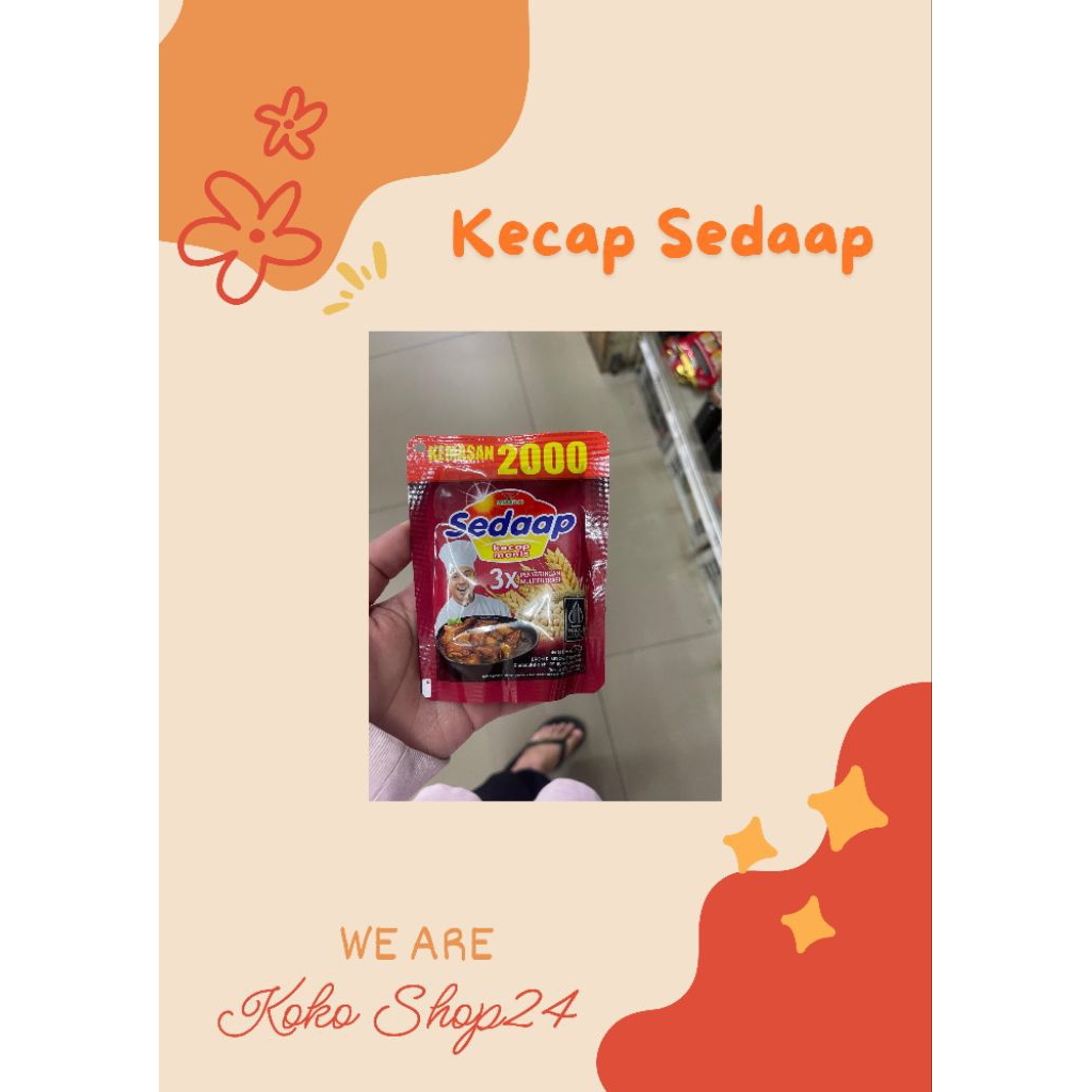 

Kecap Sedaap ukuran 77gr & 250gr