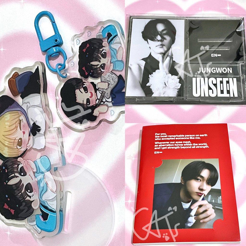 ENHYPEN JUNGWON FATE+ JAPAN IDC STANDEE UNSEEN ALBUM CARD HOLDER ID CARD CAHOL