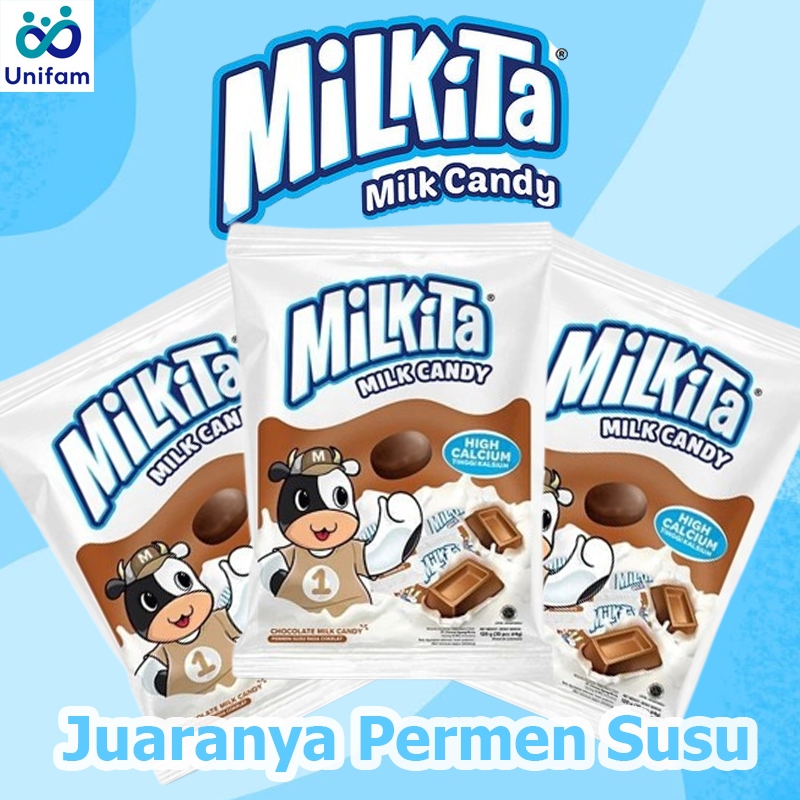 

Milkita candy bag isi 30pcs Permen Susu