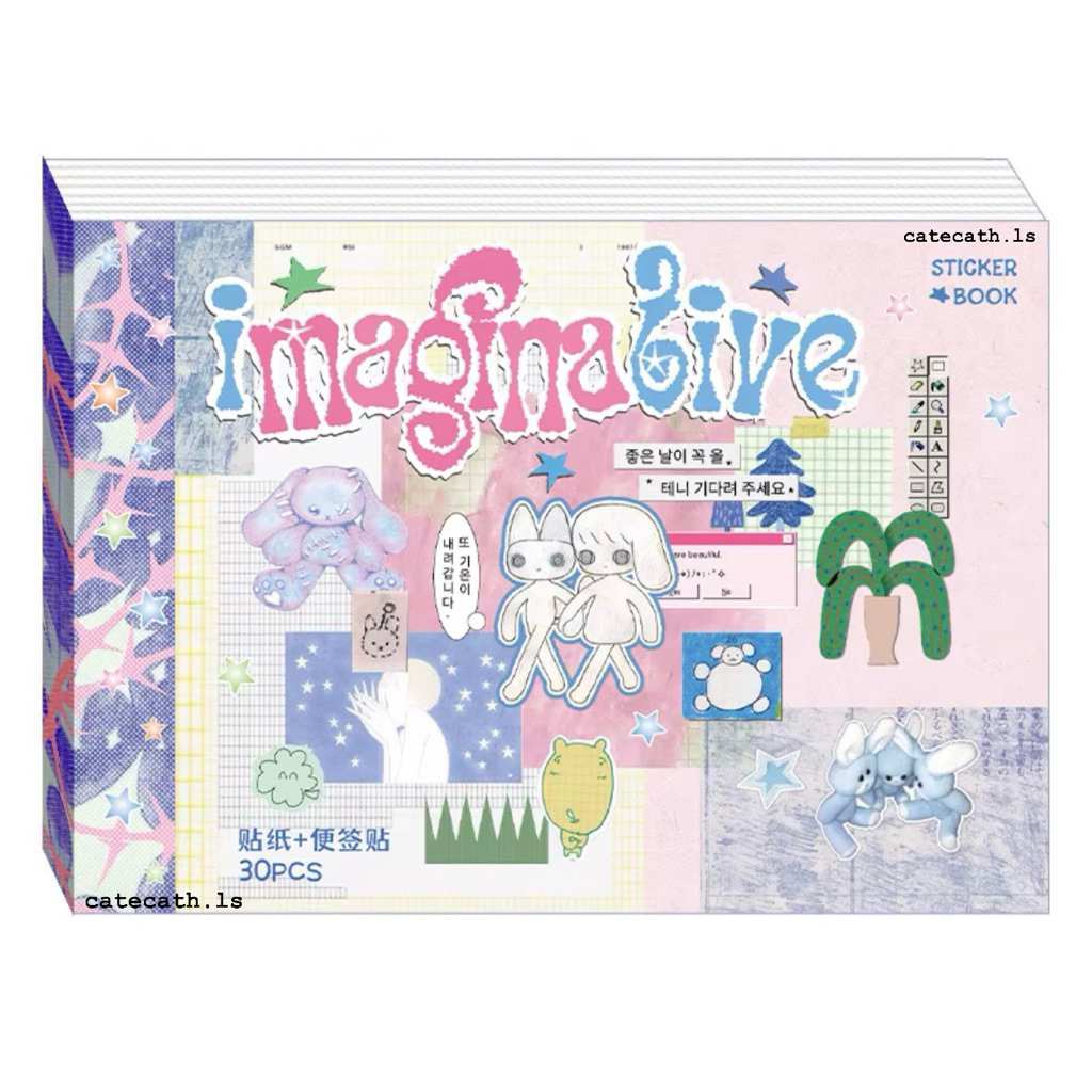 

Sticker Sharing book imaginative japanese vibes journal deco diary