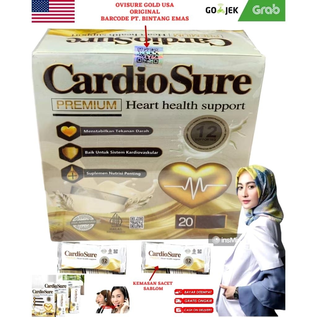 

CARDIOSURE MILK SUSU OBAT HIPERTENSI JANTUNG STRUK KOLESTEROL ASAM URAT