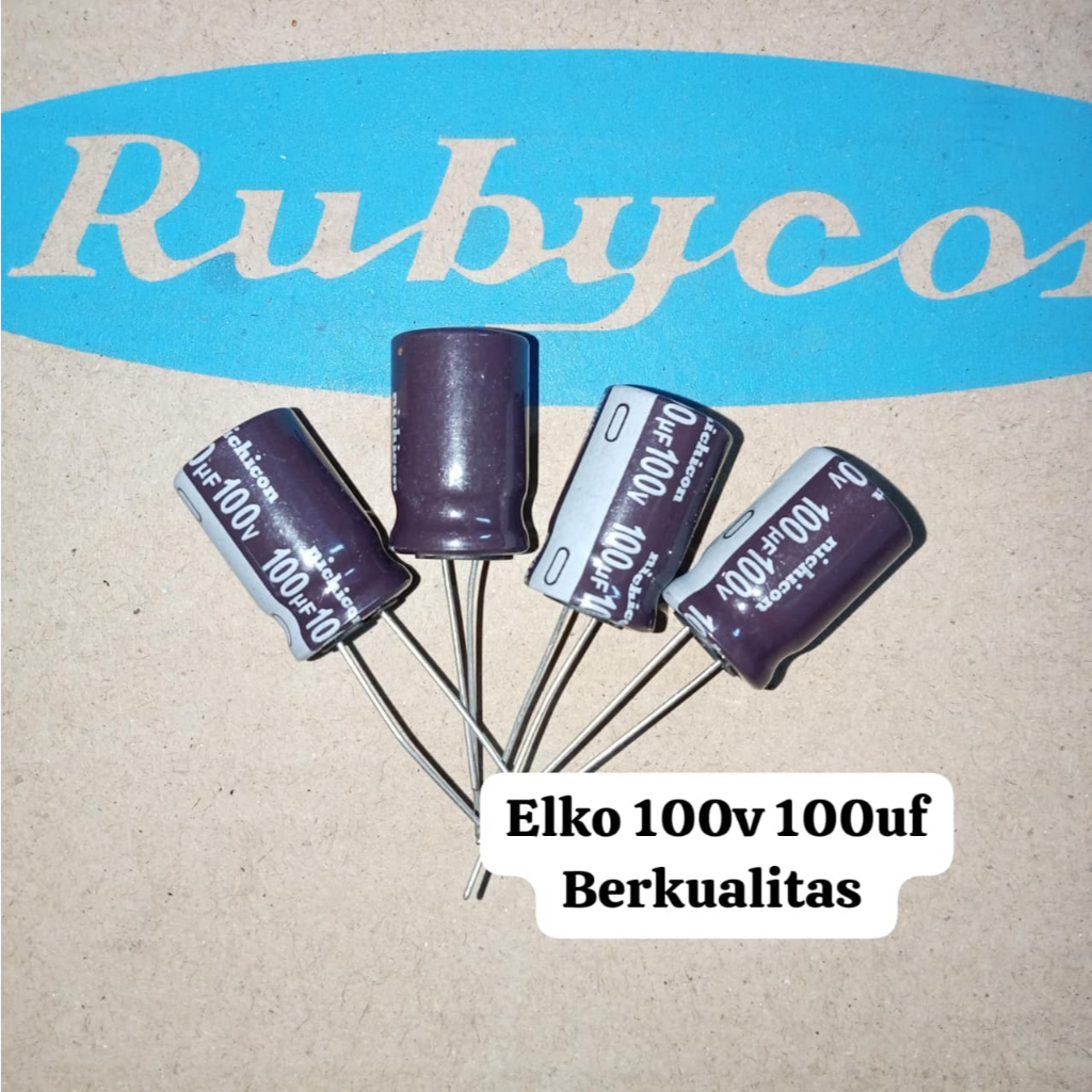 Elko 100v 100uf Elco 100uf 100v Original