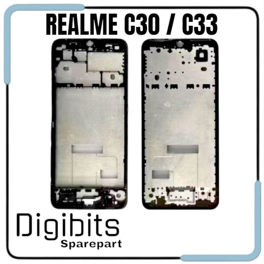 Frame LCD - Tulang LCD - Tatakan LCD Realme C30 / C33