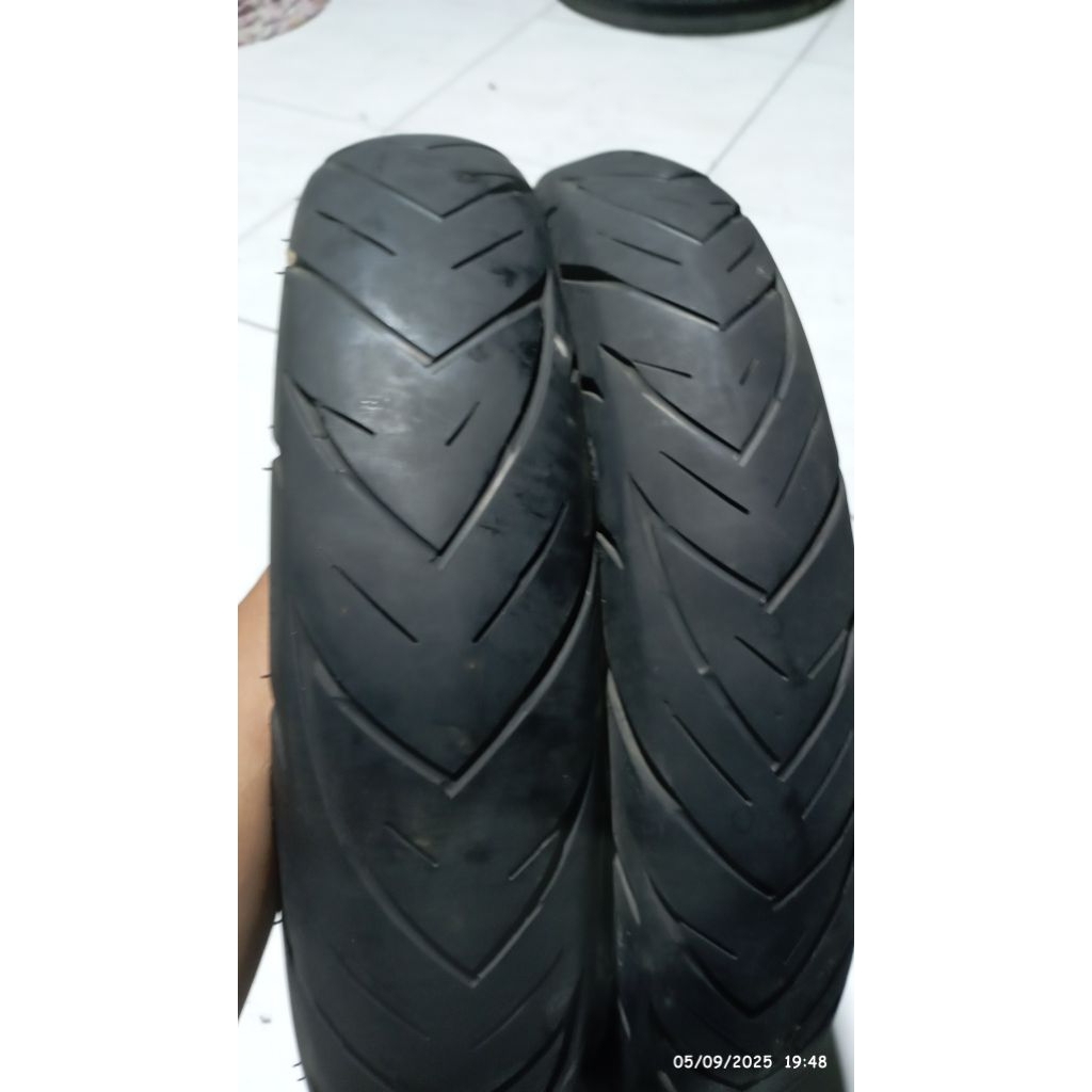 SEPASANG BAN MOTOR METIK VARIO 150 FDR, MICELIN UKURAN 100/80 & 90/80 TUBLES