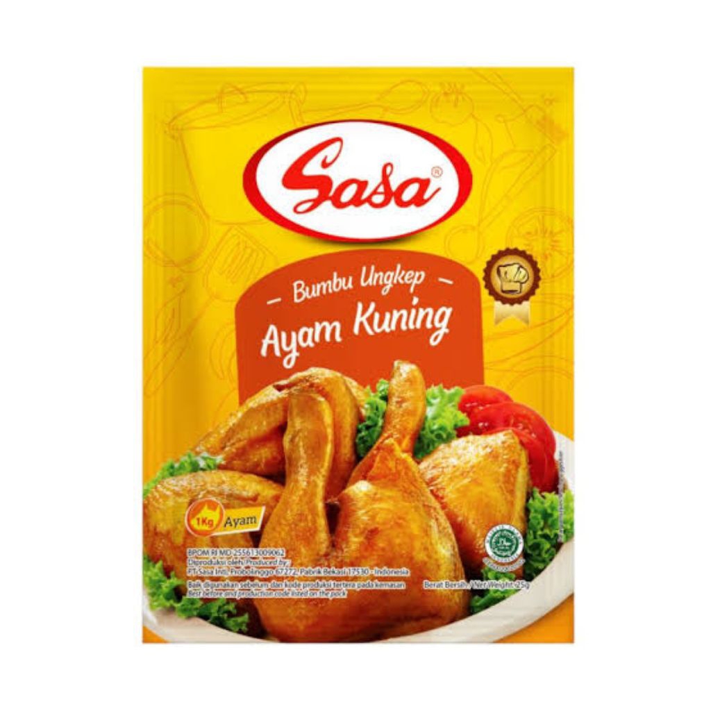 

Sasa Bumbu Ungkep Ayam Kuning 25 gram