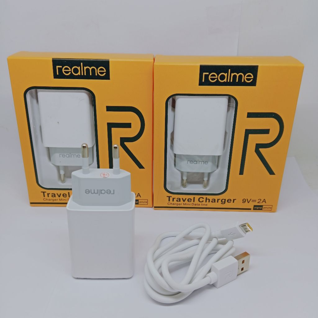 CHARGER CASAN REALME C1 C2 C3 FAST CHARGING MICRO USB ORI