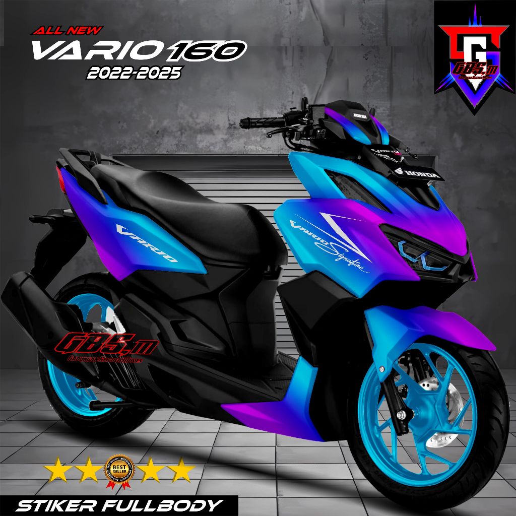 Decal Stiker Vario New 160 Fullbody 2022 Sticker All New Vario 160 ABS/NON ABS Stiker Full Body
