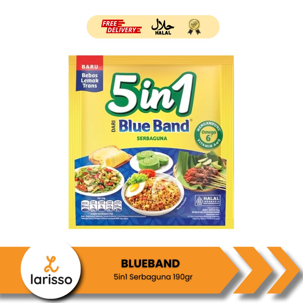 

Blueband 5in1 Margarin Serbaguna 190gr