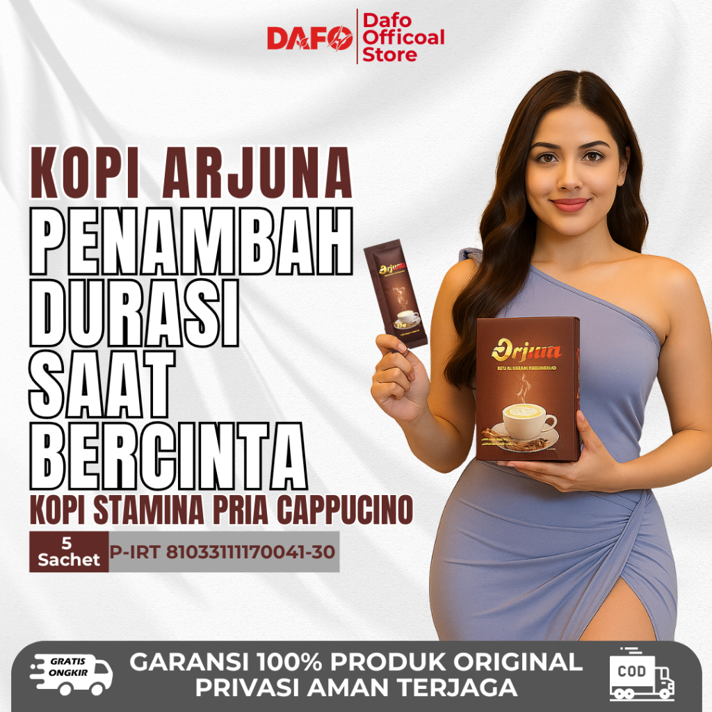 

Kopi Arjuna Stamina Rasa Cappucino - Kopi Herbal Instan Bantu Tingkatkan Stamina Pria Dewasa BPOM