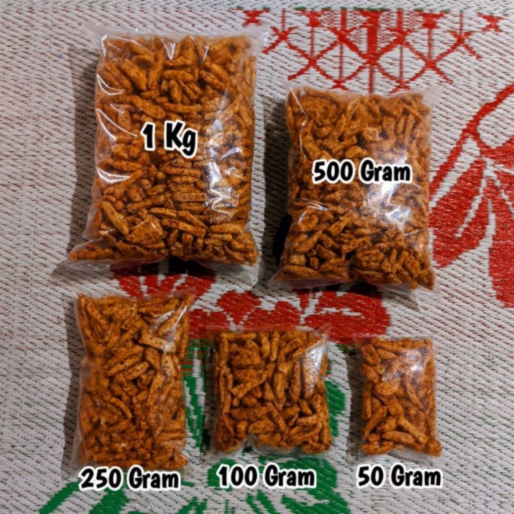 

Basreng varian rasa cemilan kering pedas