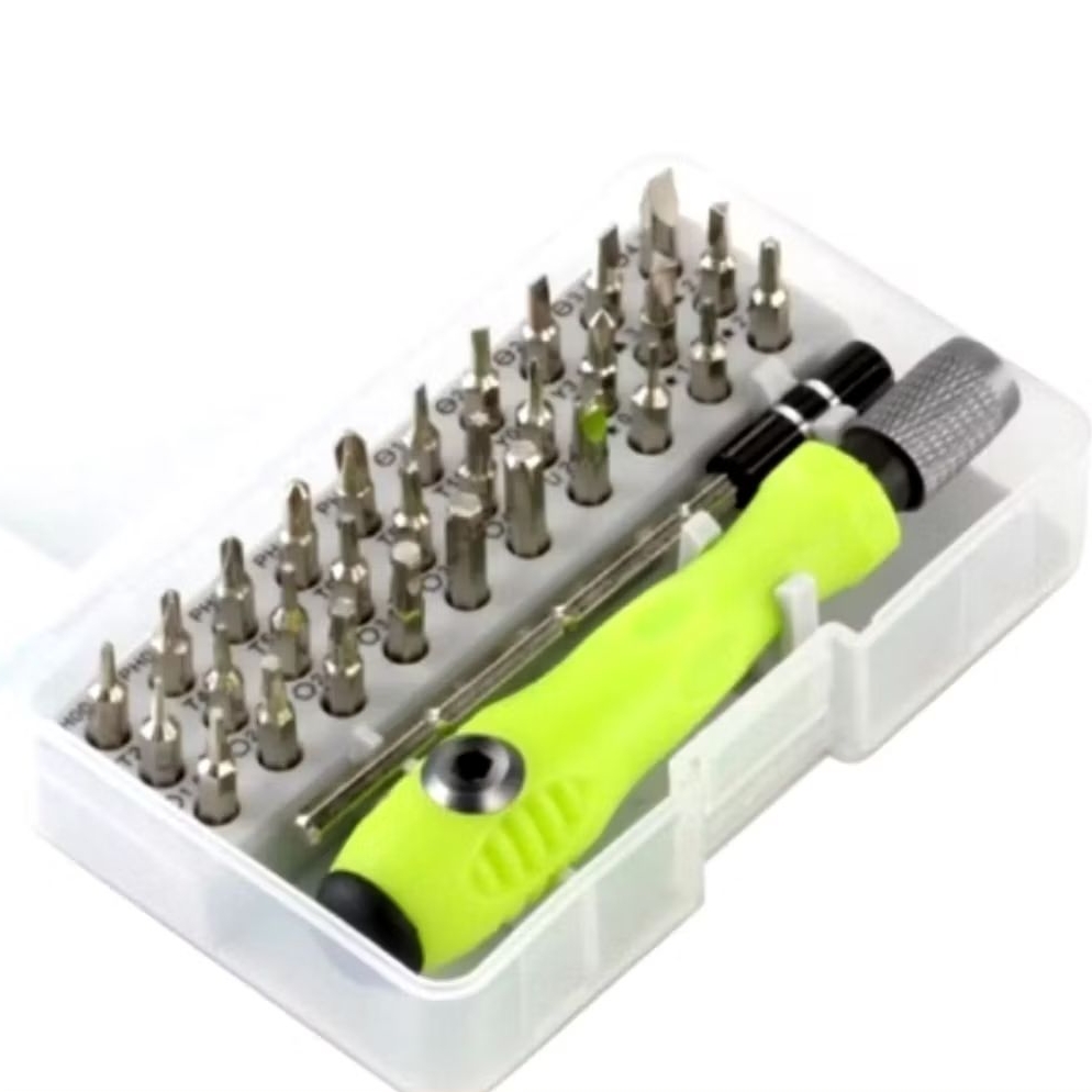 OBENG SET 32 IN 1 BAHAN BAJA KOKOH - SCREWDRIVER PRESISION HP TOOLS SERVIS