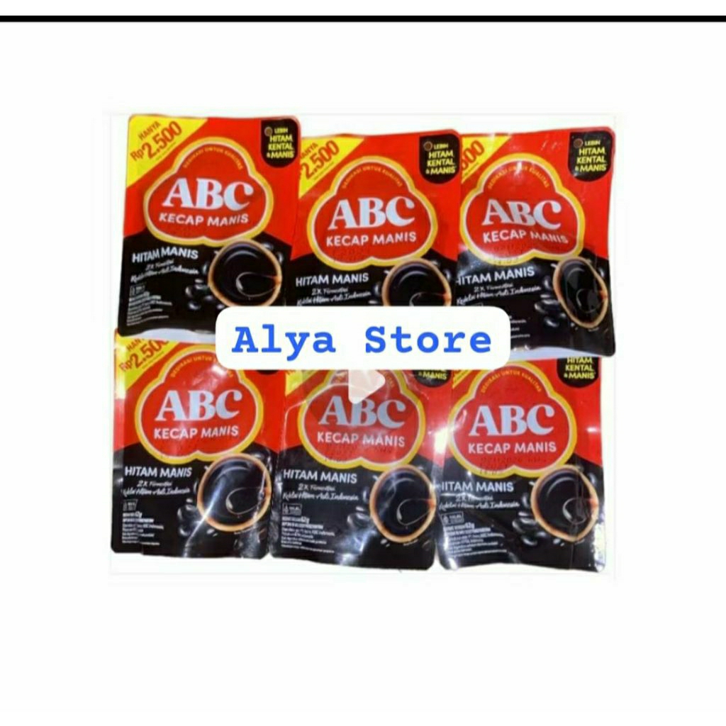 

ABC KECAP MANIS 62 G / 6 pcs @10.000