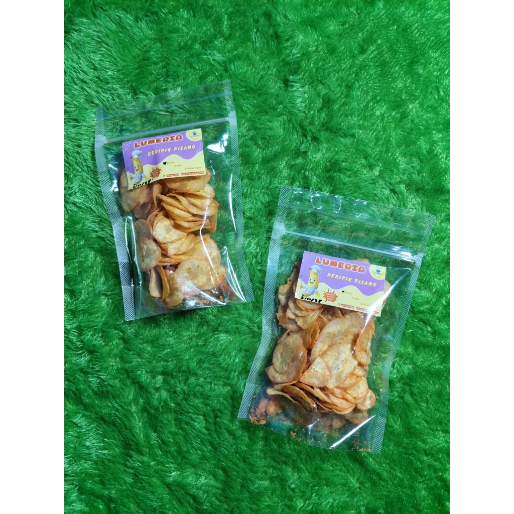 

Keripik Pisang Lumeria Camilan Renyah Enak Murah Isi Lebih Banyak 70 gram