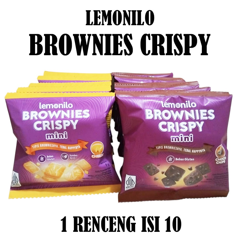 

LEMONILO BROWNIES CRISPY MINI RENCENG ISI 10