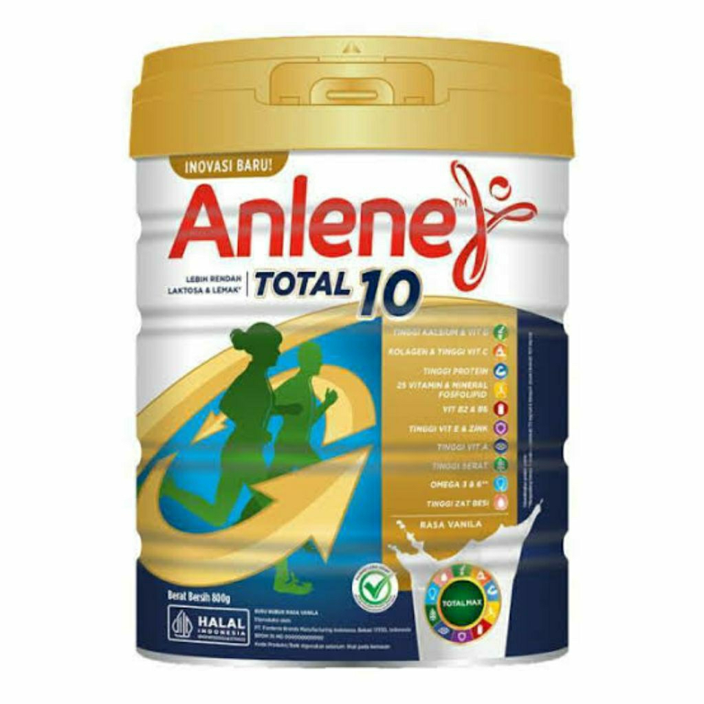 

Anlene Gold Total 10X 800gr (kaleng luar kurang baik)