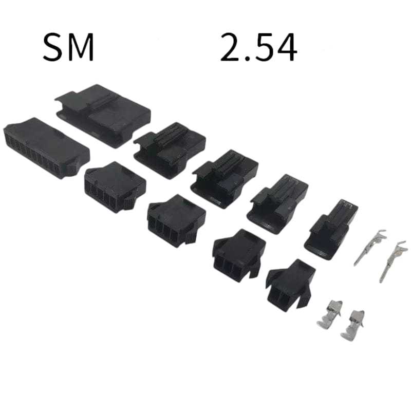 2Set + Skun 2.54mm Socket Kabel Kecil JST SM Pin 2 Pin 3 Pin 4 Pin 5 Pin 6 / Connector Kabel / Sambu