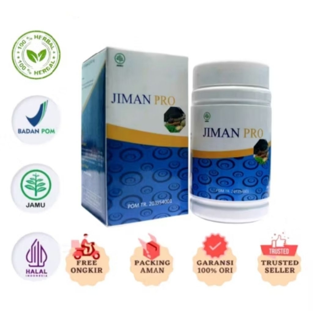 JIMAN PRO - Jamu Kapsul Herbal Alami ORIGINAL BPOM HALAL