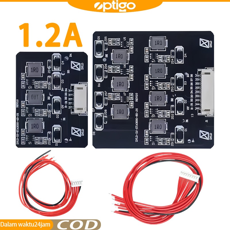 Active Balancer 4S/8S 1.2A penyeimbang Lithium Lifepo4 aktif Balance
