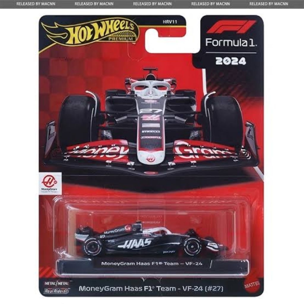 Hot Wheels Premium F1 2024 Haas F1 Team #27 Nico Hulkenberg