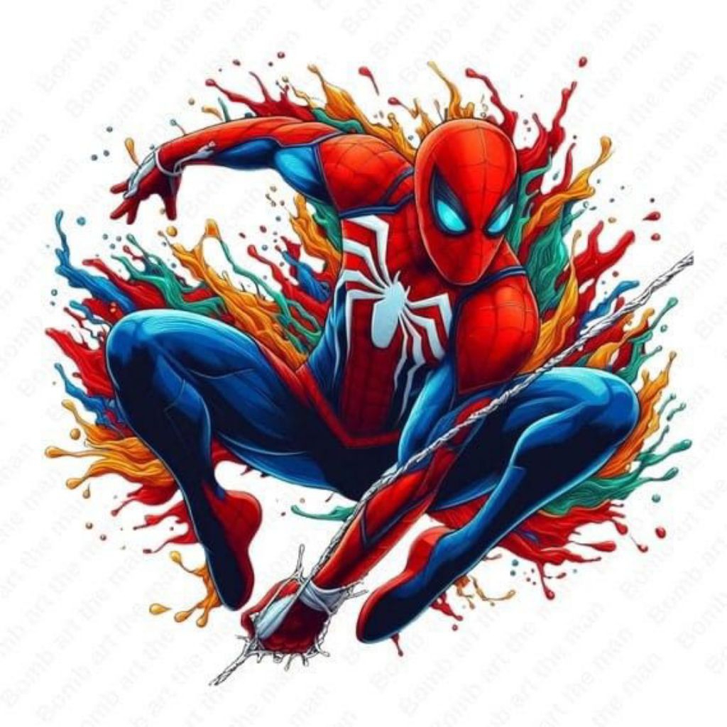 

stiker 3D spederman keren, stiker print sudah cutting, size 15 x 18 cm, anti air