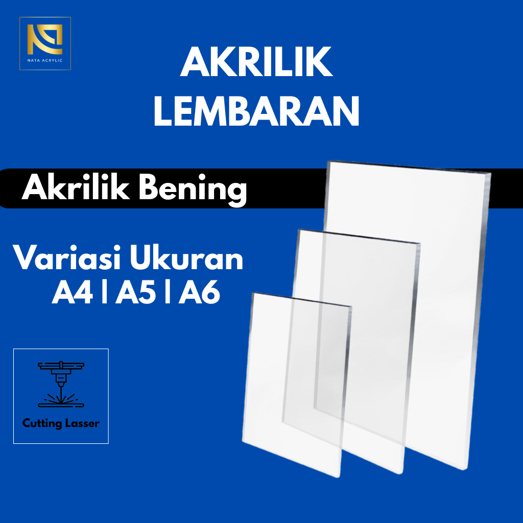 

AKRILIK BENING UKURAN A6 10,5 x 14,8 CM