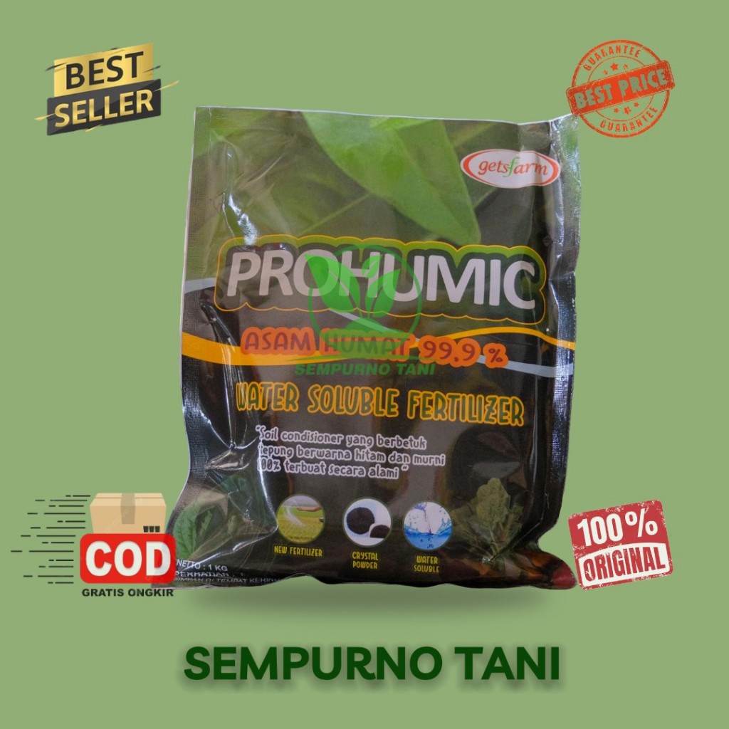 BUNDLING 1 DUS 20 PCS - PUPUK PROHUMIC ASAM HUMAT 99% 1 KG