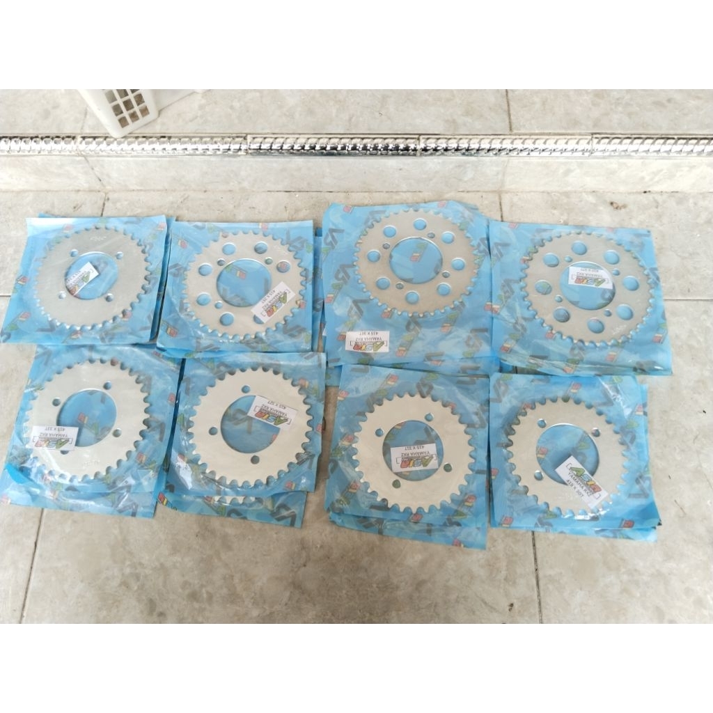 GIR GEAR BLAKANG 415 Murah YAMAHA RXZ Jupiter Vega 415 ukuran 30-37T Asia Racing Gear Murah