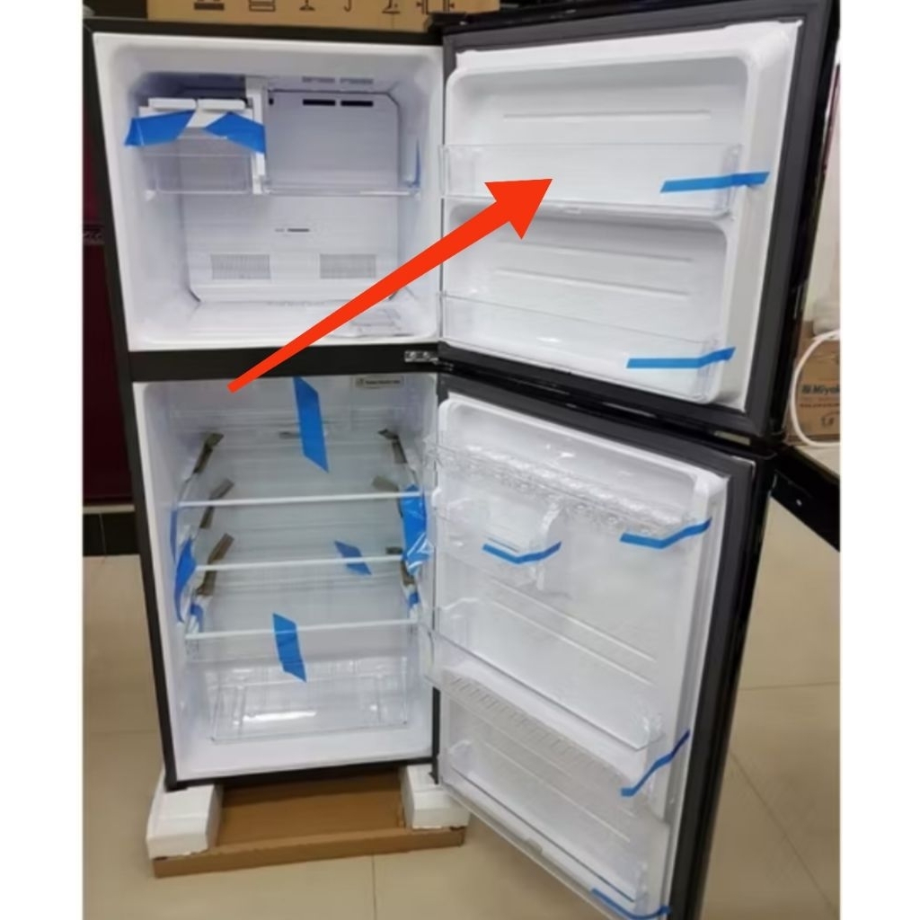 RAK BOTOL PINTU FREZER KULKAS SHARP 2 PINTU ORIGINAL SJ-237 / SJ-326