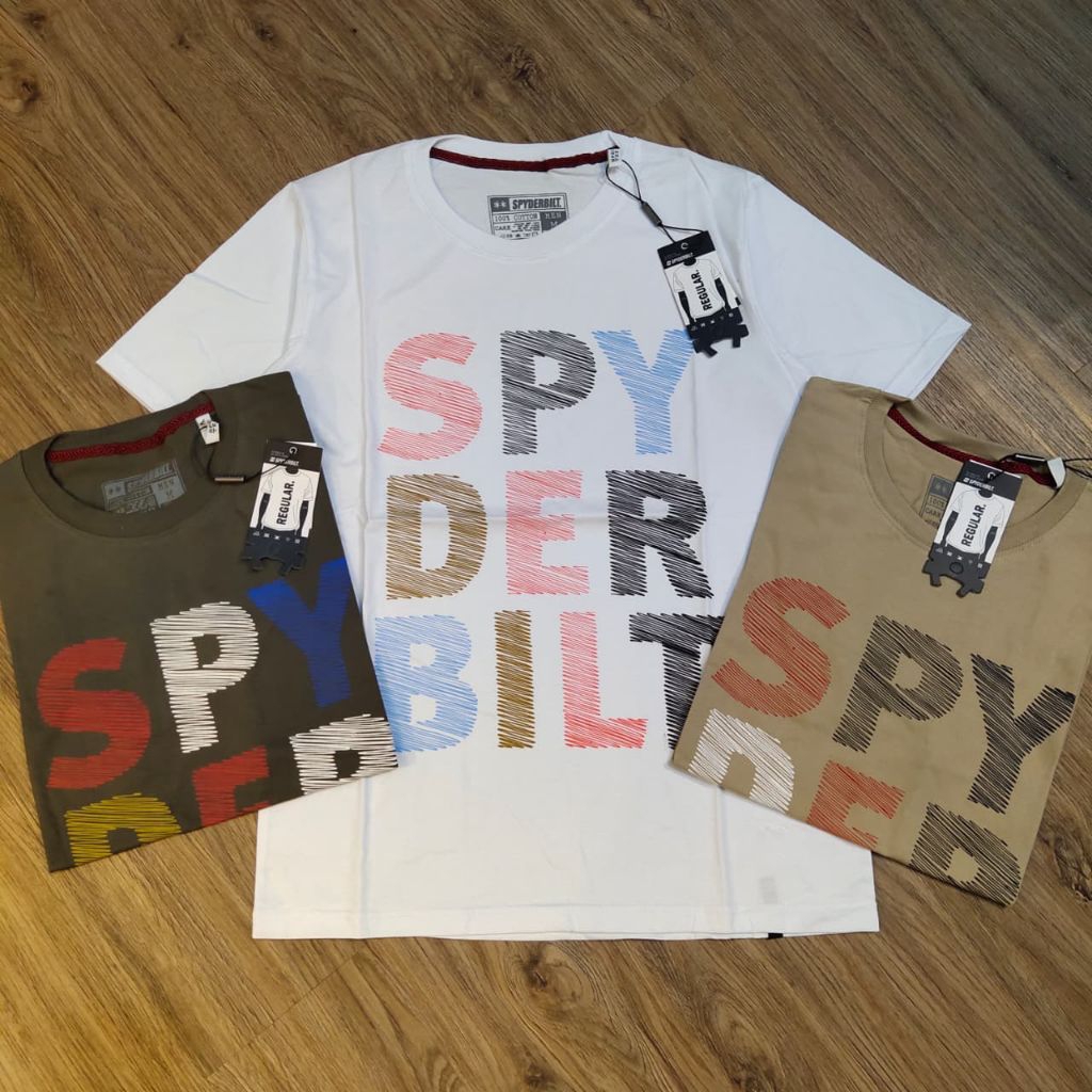 KAOS SPYDERBILT COTTON COMBED 24s/TSHIRT SURFING SUPER PREMIUM/BAJU COWOK CEWEK VINTAGE/KAOS PRIA DI